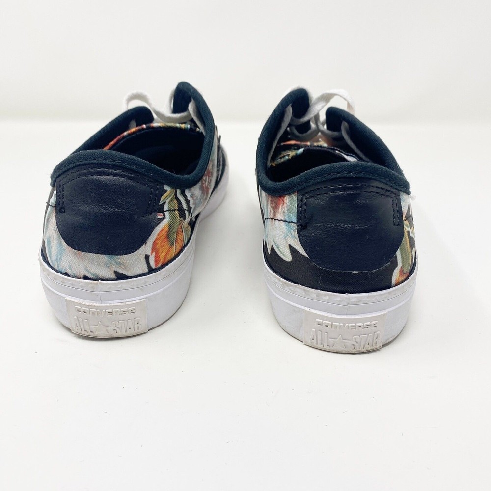 Converse Cons Zakim Ox, black/floral print Size 7.5 Women - Picture 3 of 6
